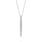 Surfboard Pendant in Silver