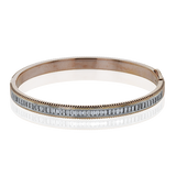 Bangle in 18k Gold with Diamonds