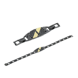 BRS100 WHITE 14K X YELLOW