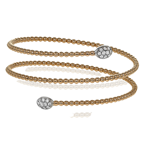 LB2165-R WHITE 18K X WHITE-ROSE