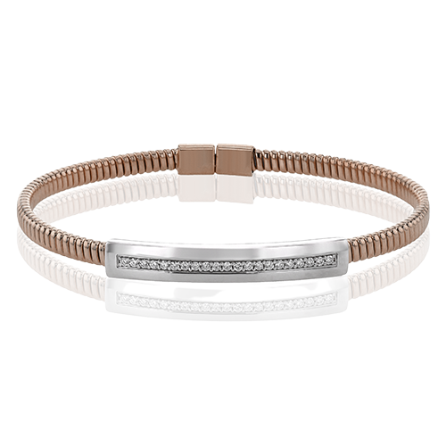 LB2429-R WHITE 18K X WHITE-ROSE