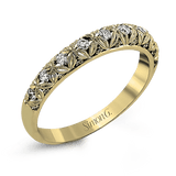 LP1582-B WHITE 18K BAND YELLOW