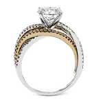 LR2125 WHITE 18K SEMI 2