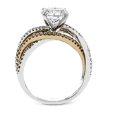 LR2125 WHITE 18K SEMI 2