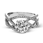 LR2125 WHITE 18K SEMI WHITE 1