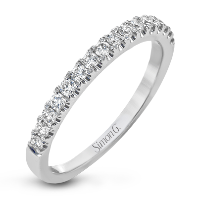 LR2199 WHITE 18K BAND