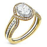 LR2223 WHITE 18K SEMI