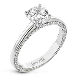 LR2460-RD WHITE 18K SEMI