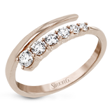 LR2499-R WHITE 18K X ROSE