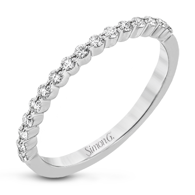 LR2569 WHITE 18K BAND