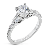 LR2569 WHITE 18K SEMI