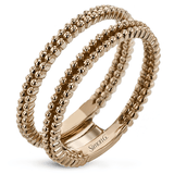 LR2601 WHITE 18K BAND ROSE