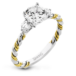 LR2637 WHITE 18K SEMI