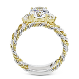 LR2637 WHITE 18K SET 2