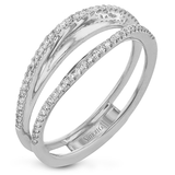 LR2686 WHITE 18K BAND WHITE