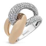 LR2778 WHITE 18K X WHITE-ROSE