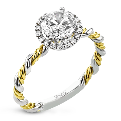 LR2790 WHITE 18K SEMI