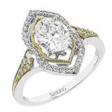 LR2930 WHITE 18K SEMI 2T