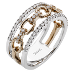 LR2994 WHITE 18K X WHITE-ROSE