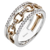 LR2994 WHITE 18K X WHITE-ROSE