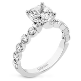 LR3006 WHITE 18K SEMI WHITE