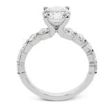 LR3006 WHITE 18K SEMI WHITE 2