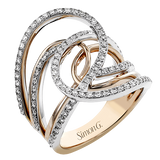 LR3101 WHITE 18K X WHITE-ROSE