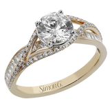 LR3184 WHITE 18K X ROSE