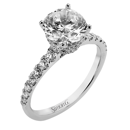 LR3237 WHITE 18K SEMI WHITE