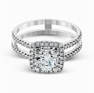 TR128 WHITE 18K SEMI 1