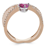 TR794 ROSE 18K X 2