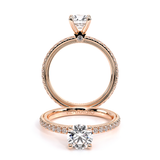 TRADITION-150R4-18K ROSE GOLD ROUND