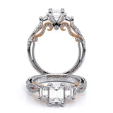 INSIGNIA-7074EM-18K TWO TONE EMERALD