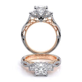 VENETIAN-5079P-14K TWO TONE PRINCESS