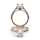 COUTURE-0418OV-18K TWO TONE OVAL