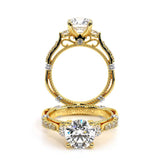 PARISIAN-124R-18K YELLOW GOLD ROUND