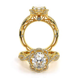 VENETIAN-5051OV-18K YELLOW GOLD OVAL