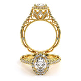 VENETIAN-5061OV-14K YELLOW GOLD OVAL