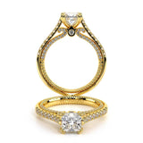 COUTURE-0452P-14K YELLOW GOLD PRINCESS