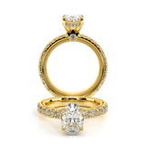 TRADITION-250DBOV-18K YELLOW GOLD OVAL