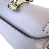 Alexander McQueen Story Book Calfskin Leather bag Lavender Pre-Owned