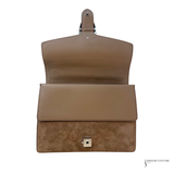 GUCCI Dionysus Medium Brown shoulder bag Suede and Leather Taupe Pre-Owned
