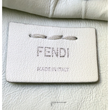 Fendi Mini 3Jours Handle Bag Ivory/White Color Scalloped Calfskin Mini Pre-Owned