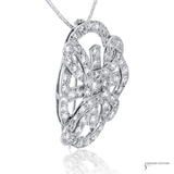 DecoAge One-of-a-Kind Diamond Brooch in 14K White Gold | 5.50 CTW | Handcrafted Masterpiece