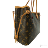 Louis Vuitton Neverfull PM Mon Monogram Tote Bag Brown with green interior Pre-loved