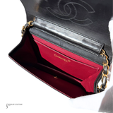 Vintage CHANEL 24k Gold Plated Mini Full Flap pre-Loved