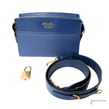 Prada Pre-Owned Esplanade Saffiano with City Calf Small crossbody bag