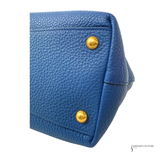 Prada Vitello Daino leather tote bag in blue