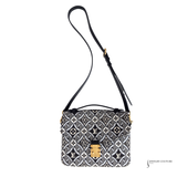 Louis Vuitton Pre-Owned 2021 Canvas Monogram Jacquard Since 1854 Pochette Metis satchel Gris