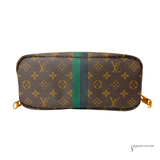 Louis Vuitton Neverfull PM Mon Monogram Tote Bag Brown with green interior Pre-loved